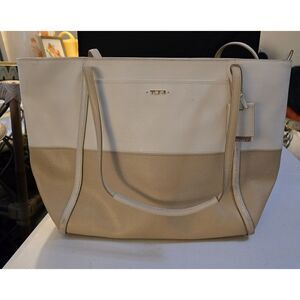 Tumi Leather Tote Bag Two Tone Limited Edition